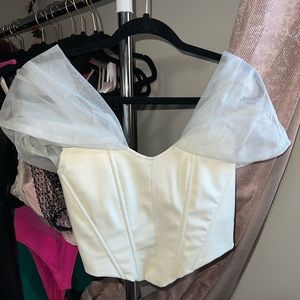 Gorgeous White Corset